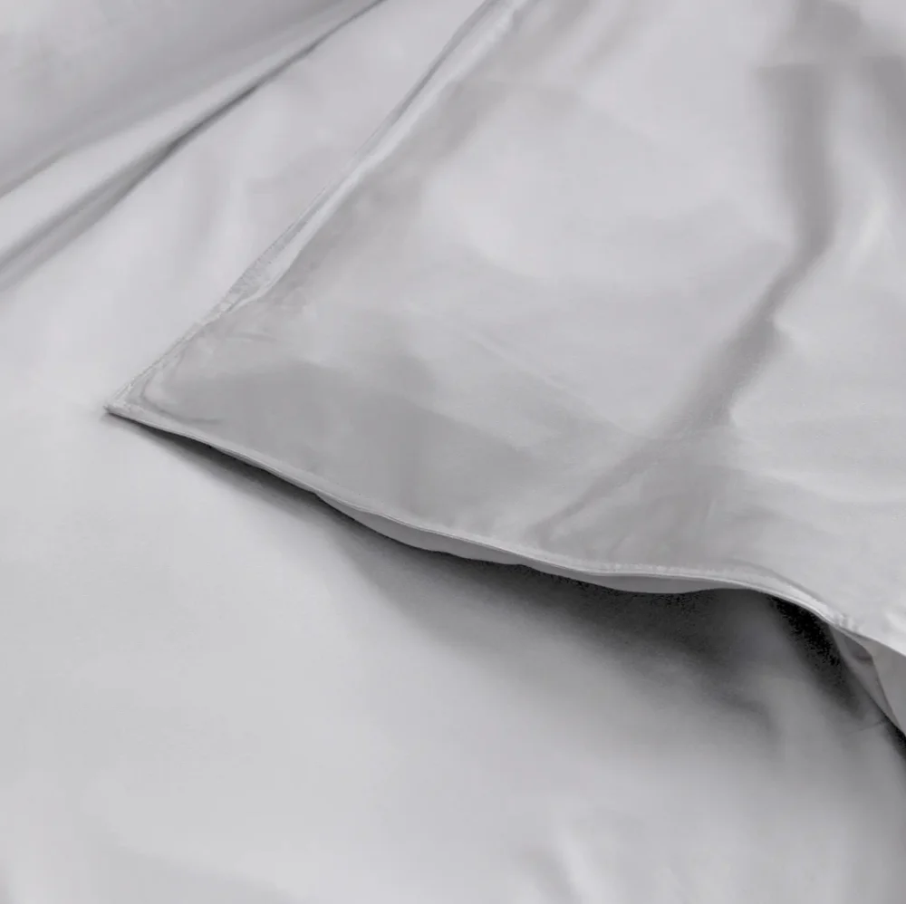 NWOT! Quince 100% Organic Light Gray Bamboo Duvet Cover! Twin (719)